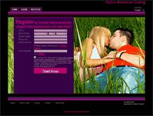 Tablet Screenshot of native-american-singles.freesinglescrowd.com